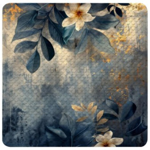 WCShop24 Badematte Lilybud 53 x 53 cm
