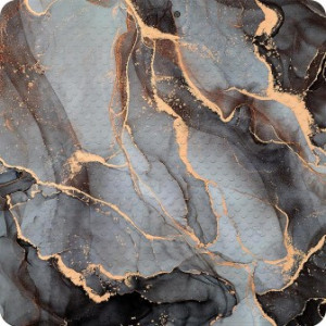 WCShop24 Badematte Marmor Abstrakt 53 x 53 cm