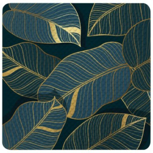 WCShop24 Badematte Monstera 53 x 53 cm