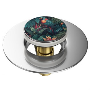 WCShop24 Pop-Up Waschbeckenstöpsel Exotic