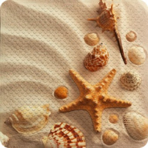 WCShop24 Badematte Sanibel 53 x 53 cm