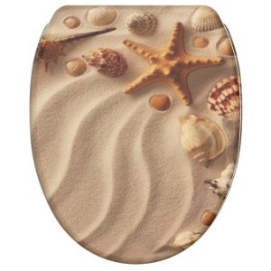 WCShop24 WC-Sitz mit Absenkautomatik und Schnellverschluss Sanibel - Premium Toilettendeckel direkt vom Hersteller