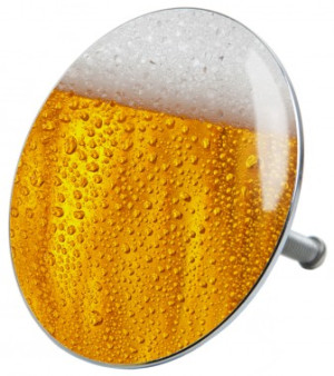 WCShop24 Badewannenstöpsel Bier
