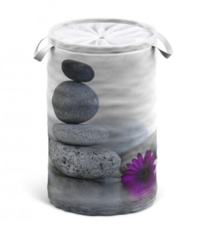 WCShop24 Wäschekorb Energy Stones