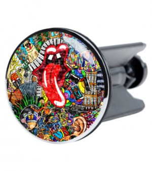 WCShop24 Waschbeckenstöpsel Graffiti