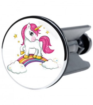 WCShop24 Waschbeckenstöpsel Einhorn