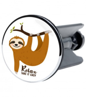 WCShop24 Waschbeckenstöpsel Faultier