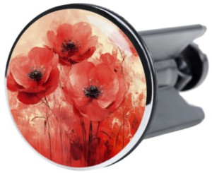 WCShop24 Waschbeckenstöpsel Poppy