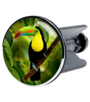 WCShop24 Waschbeckenstöpsel Toucan