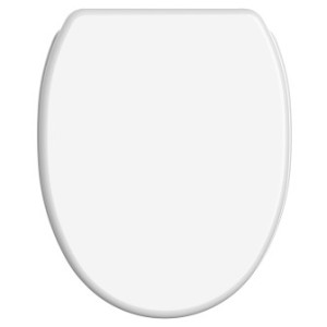 WCShop24 WC-Sitz mit Absenkautomatik und Schnellverschluss Weiß - Premium Toilettendeckel direkt vom Hersteller