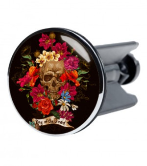 WCShop24 Waschbeckenstöpsel Day of the Dead