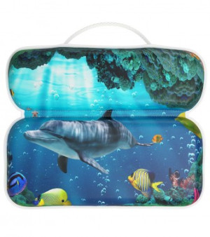 WCShop24 Badewannenkissen Delphin