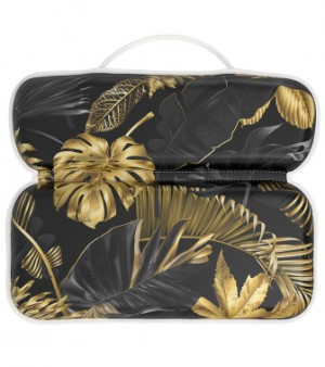 WCShop24 Badewannenkissen Golden Leaves