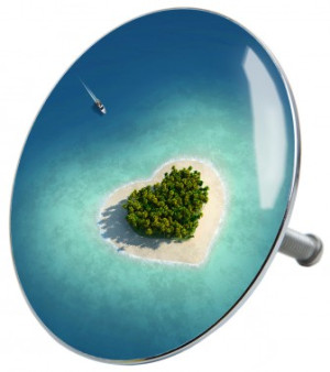 WCShop24 Badewannenstöpsel Dream Island