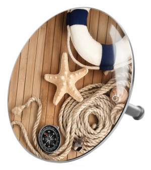 WCShop24 Badewannenstöpsel Maritime