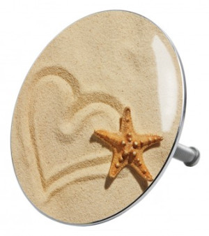WCShop24 Badewannenstöpsel Sandy
