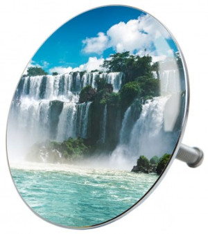 WCShop24 Badewannenstöpsel Wasserfall