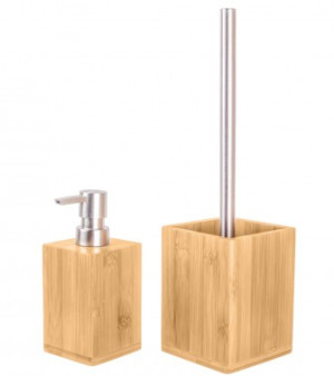 WCShop24 Badezimmer Set Bambus