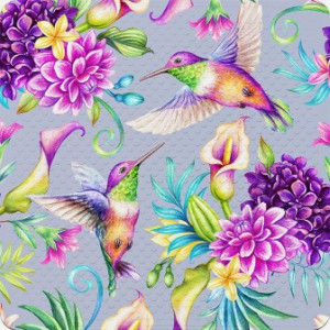 WCShop24 Badematte Kolibri 53 x 53 cm