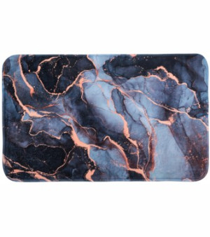 WCShop24 Badteppich Marmor Abstrakt 50 x 80 cm