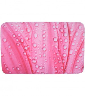 WCShop24 Badteppich Pink Flower 50 x 80 cm