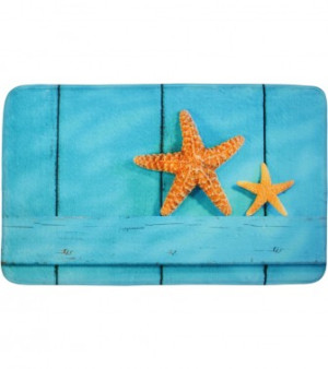 WCShop24 Badteppich Starfish 50 x 80 cm