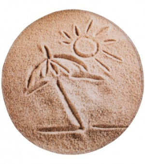 WCShop24 Badteppich rund Sunshine Ø 80 cm