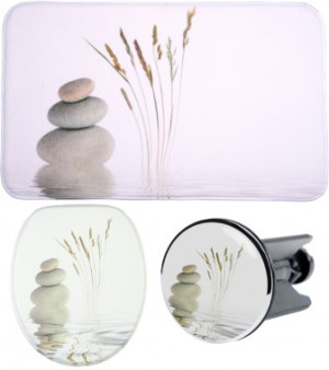 WCShop24 3-teiliges Badezimmer Set Balance