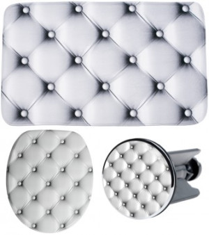 WCShop24 3-teiliges Badezimmer Set Comfort