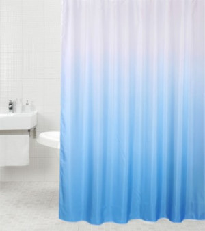 WCShop24 Duschvorhang Magic Blau 180 x 200 cm