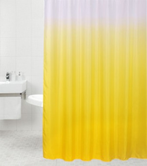 WCShop24 Duschvorhang Magic Gelb 180 x 200 cm