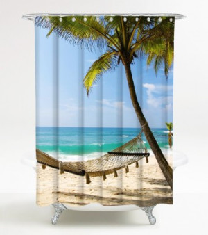 WCShop24 Duschvorhang Holiday 180 x 200 cm