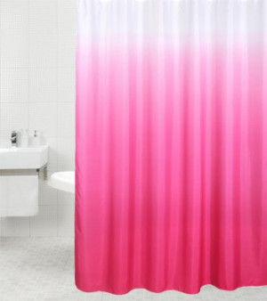 WCShop24 Duschvorhang Magic Pink 180 x 180 cm