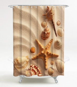 WCShop24 Duschvorhang Sanibel 180 x 200 cm