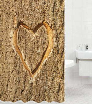 WCShop24 Duschvorhang True Love 180 x 180 cm