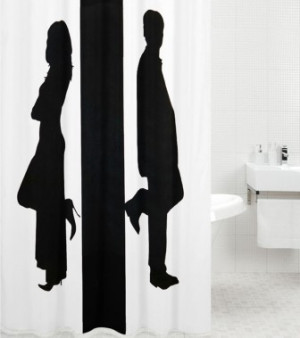 WCShop24 Duschvorhang Unisex 180 x 200 cm