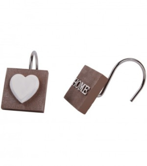 WCShop24 12 Duschvorhangringe Home