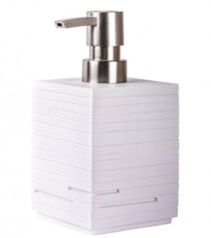 WCShop24 Seifenspender Calero Weiß