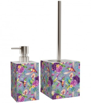 WCShop24 Badezimmer Set Kolibri