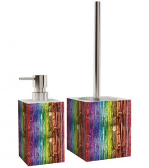 WCShop24 Badezimmer Set Rainbow