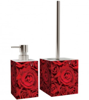 WCShop24 Badezimmer Set Rosen