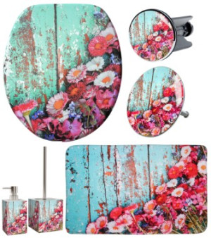 WCShop24 6-teiliges Badezimmer Set Spring