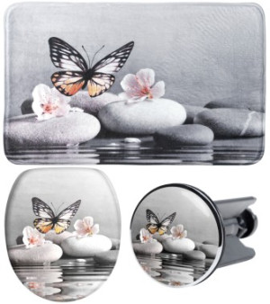 WCShop24 3-teiliges Badezimmer Set Vanesa