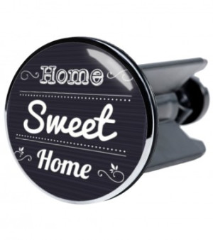 WCShop24 Waschbeckenstöpsel Home Sweet Home