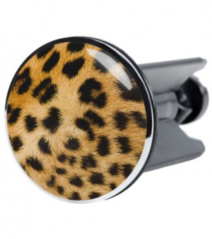 WCShop24 Waschbeckenstöpsel Leopardenfell