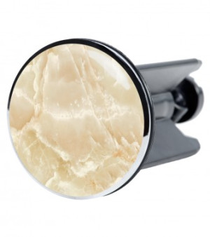 WCShop24 Waschbeckenstöpsel Marmor Natur