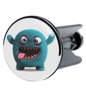 WCShop24 Waschbeckenstöpsel Monster