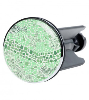 WCShop24 Waschbeckenstöpsel Mosaic World Green