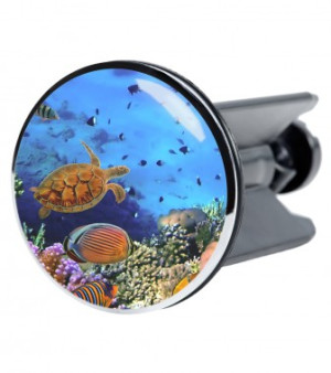 WCShop24 Waschbeckenstöpsel Ocean