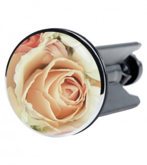 WCShop24 Waschbeckenstöpsel Rosa Rose
